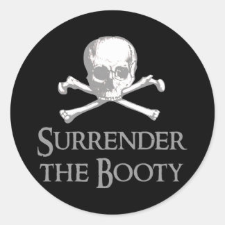 Geef het Boty over Ronde Sticker
