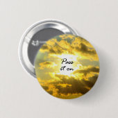 Geef het door ronde button 5,7 cm (Voorkant /achterkant)