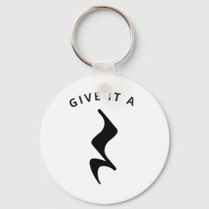 Geef het een Rest Musician Funny Music Humor Sleutelhanger