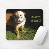 Geef het een rust! muismat (Met muis)