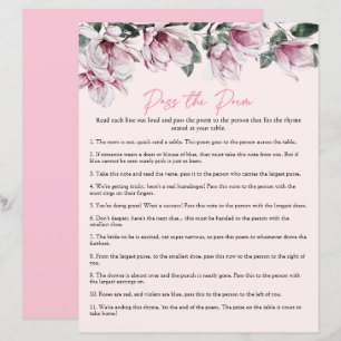 Geef het gedicht door Roze Bloemen Vrijgezellenf