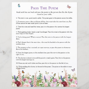 Geef het gedicht over Roze Paarse Florence Baby