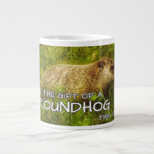 Geef het geschenk van een mok Groundhog dit jaar