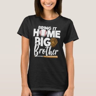 Geef het huis Big Brother Baseball Big Brother Bas T-shirt