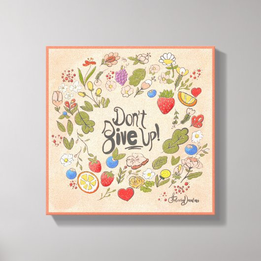 Geef het niet op! De Verrekte Muur van het Canvas  (Voorkant)