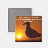 Geef het niet op. magneet (Voorkant / Achterkant)