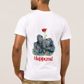 Geef het niet op! t-shirt (Achterkant)