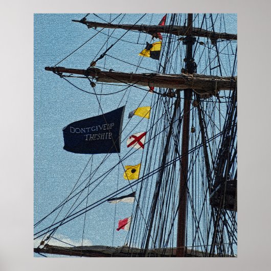 Geef het Poster/afdruk van de verzendvlag niet op Poster (Voorkant)