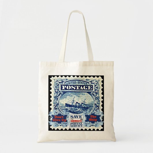 Geef het schip niet op tote bag (Voorkant)