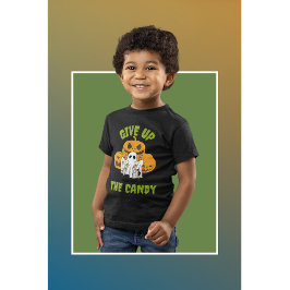 Geef het Snoep Halloween op Kinder Shirts