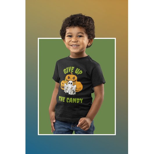 Geef het Snoep Halloween op Kinder Shirts