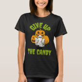Geef het Snoep Halloween op T-shirt (Voorkant)