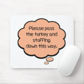 Geef het Turkije en het stuwen. Muismat (Met muis)