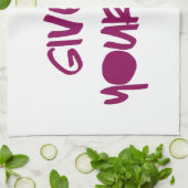 Geef het uw volledige Motivatie werkuitdraaikolk Theedoek (Gevouwen)