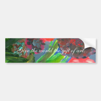 Geef het van de Bumpersticker van de Kunst