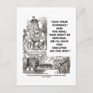 Geef je bewijs niet in een Zenuwland Briefkaart