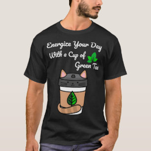 Geef je dag energie met een bekertje met een groen t-shirt