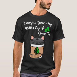 Geef je dag energie met een bekertje met een groen t-shirt