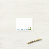 Geef je geitte notities post-it® notes (Op bureau)