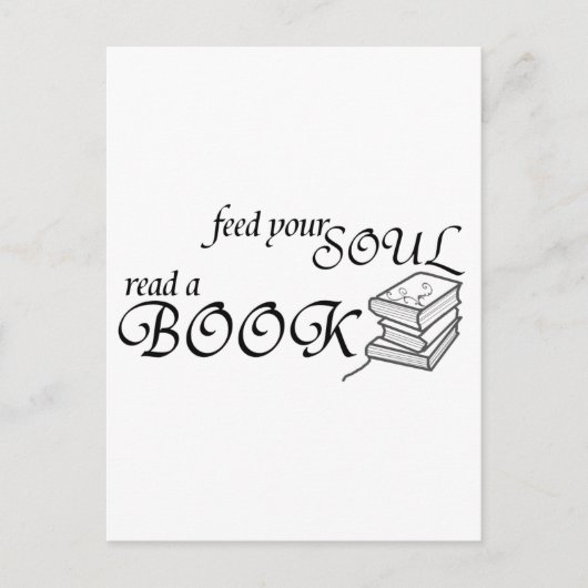 Geef je soep briefkaart (Voorkant)