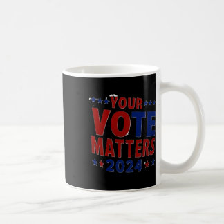 Geef je stem kracht bij de Amerikaanse verkiezinge Koffiemok