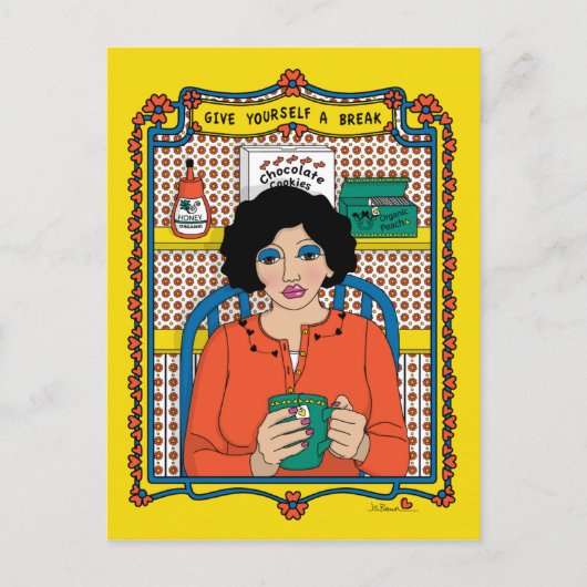 Geef jezelf een Break_B_ Briefkaart (Voorkant)