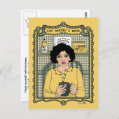 Geef jezelf een Break_C_ Briefkaart (Voorkant / Achterkant)