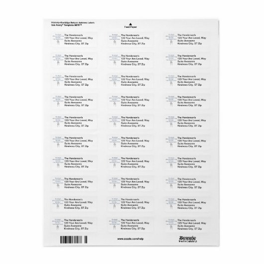 Geef jezelf een knuffel, aangepaste adresetiketten etiket (Full Sheet)