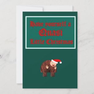 Geef jezelf een "Quasi" Kerstmis Feestdagenkaart