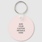 Geef kanker de Boot Breast Cancer Support Gift Sleutelhanger (Achterkant)