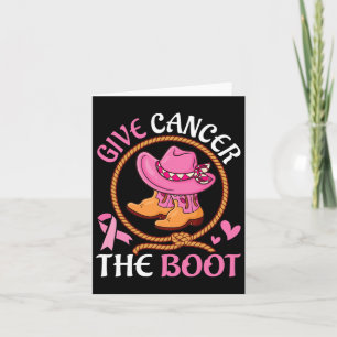 Geef Kreeft de Boot Roze Westerne Borstkanker AW Kaart