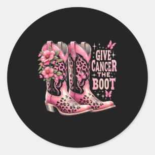 Geef Kreeft De Boot Westers Cowgirl Boots Breast Ronde Sticker