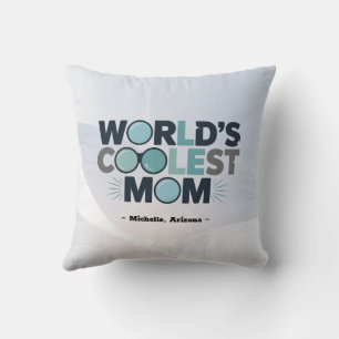 Geef mama het comfort, gepersonaliseerd met haar n kussen