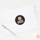 Geef me bagels en zeg dat ik  ben ronde sticker (Envelop)