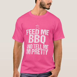 Geef me BBQ en vertel me dat ik  grappig ben BBQ T-shirt