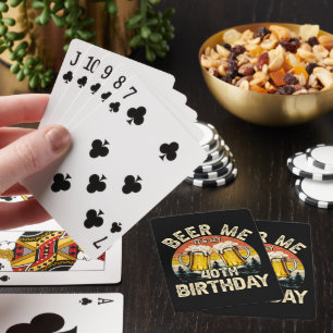 Geef me bier, het is mijn 40e verjaardag pokerkaarten