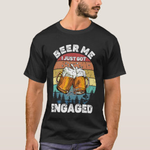 Geef me bier, ik ben net verloofd Grappig feestje T-shirt