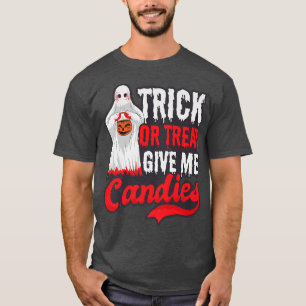 Geef me Candys Design Halloween Ghost323 T-shirt