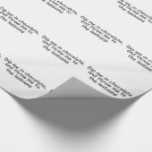 Geef me chocolade cadeaupapier (Hoek)