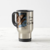 Geef me COFFEE Reisbeker (Voorkant links)