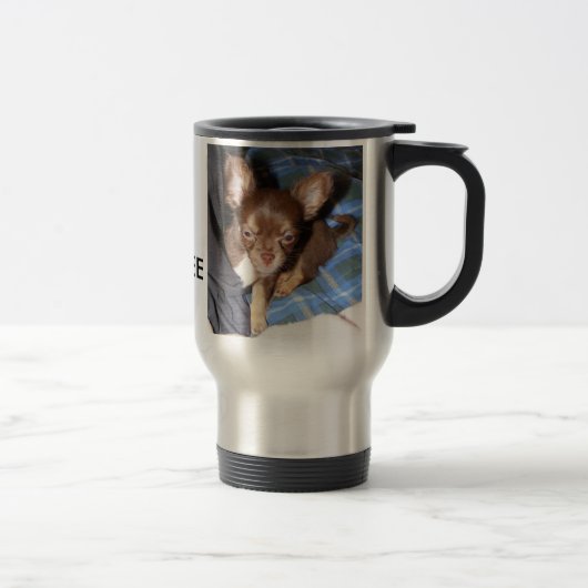 Geef me COFFEE Reisbeker (Rechts)