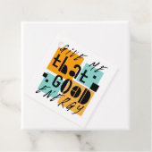 Geef me dat GOOD ENERGY Oranje positief is Bedankjes Labels (In situ)