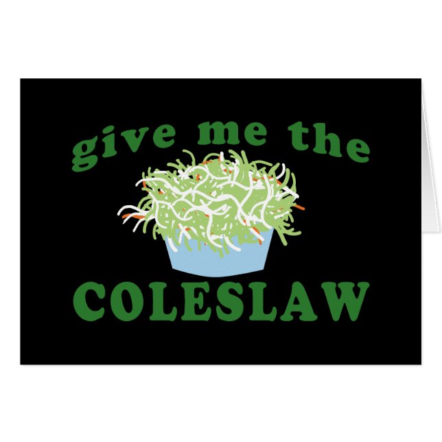 Geef me de Coleslaw (Voorkant Horizontaal)