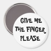 GEEF ME DE VINGER ALSJEBLIEFT MAGNEET (Voorkant / Achterkant)