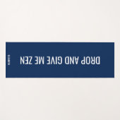 Geef me de Zen Navy persoonlijk Yogamat (Voorkant (horizontaal))