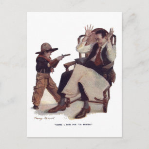 Geef me een Dime voor de films! Briefkaart