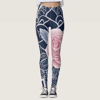 Geef me een Roos AI-kunst Leggings