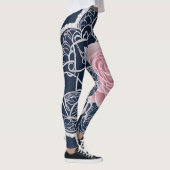 Geef me een Roos AI-kunst Leggings (Rechts)