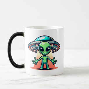 Geef me een straal   Vreemdeling en ufo Magische Mok