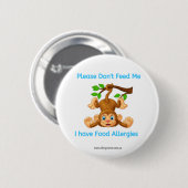 Geef me geen badge. ronde button 5,7 cm (Voorkant /achterkant)